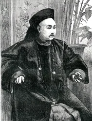 Mandarin Tchung Hao (Chung How), gravure 1868