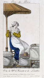 Marchand de haricots et lentilles sèches - dans «Cris de Paris», début 19e siècle