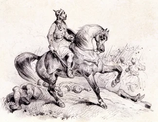 Mérovée bat les Huns