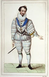 Mignon par Henri III. Gravure de 1830