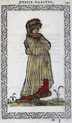 Femme moscovite - dans « Habits et effigies » par Jean Sulperius