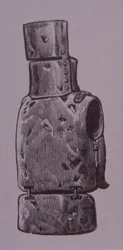 Armure faite maison de Ned Kelly (gravure)