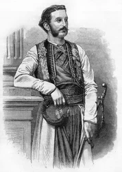 Nicolas Ier (1841-1921), en 1869. Prince du Monténégro, puis roi du Monténégro.