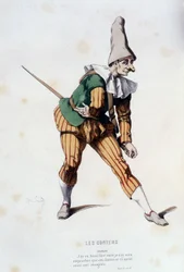 Nivelet dans "les contens" (par Odet de Turnèbe en 1584), dans "le théâtre français au 16ème et 17ème siècle antérieur à Molière" par Edouard Fournier