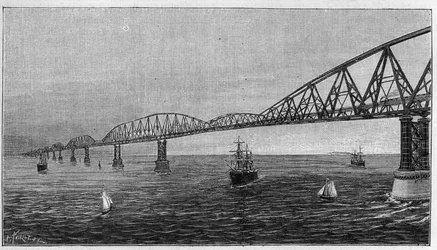 Vue du pont sur la Manche, projet d
