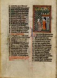 Oyseuse admettant le Rêveur par la porte de 