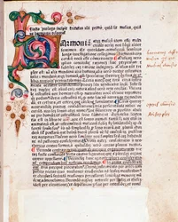 Page tirée du De musica tractatus, par Bartolomeo Ramos de Pareia (1482)