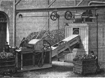 Fabrication du papier au 19ème siècle