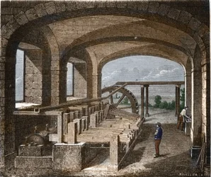 Fabrication du papier au XIXe siècle.