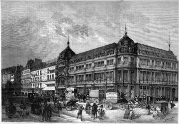 Paris 1872 : nouveaux magasins, « Au bon marché »