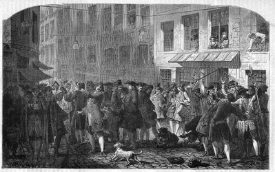 Paris IV arrondissement - La rue Quincampoix en 1720 à l