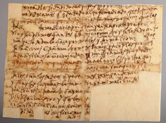 Lettre n° 96 de Sainte Thérèse à sa nièce Mère María Bautista. Papier. Partie 1. 30 novembre 1575.