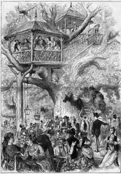 Fête au Parc de Sceaux en 1873.