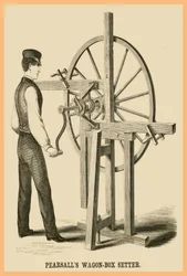 Pearsalls, poseur de caisses de wagons