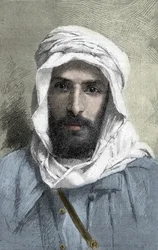 Pierre Paul François Camille Savorgnan de Brazza (1852-1905) explorateur français en Afrique - Portrait de Pietro Paolo Savorgnan di Brazza ou Pierre Paul François Camille Savorgnan de Brazza en français (1852-1905) Gouverneur général du Congo français ver
