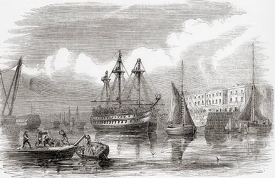 Plymouth, Angleterre (gravure)