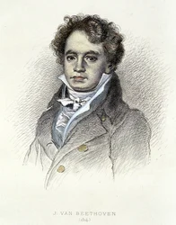 Portrait de Beethoven (1814) - gravure