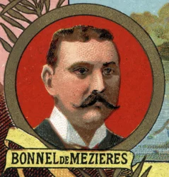 Portrait de Bonnet (Bonnel) par Mezières explorateur français.