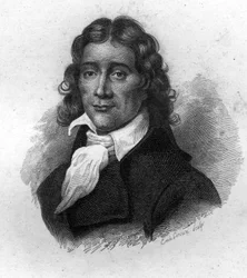 Portrait de Camille Desmoulins (1760-1794), publiciste et homme politique français, gravure du 19ème siècle