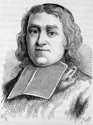 Portrait du Cardinal Fleury (1653 - 1743). Gravure de la fin du XIXe siècle dans « Histoire de France » par H. Martin.