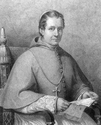 Portrait du cardinal Giovanni Maria Mastai Ferretti, pape Pie IX de 1846 à 1878