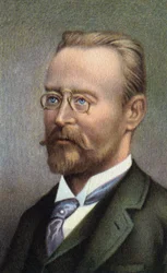 Portrait de Carl Auer, baron de Welsbach, chimiste et industriel autrichien,