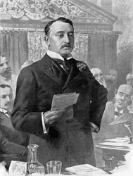 Portrait de Cecil John Rhodes (1853-1902) homme d