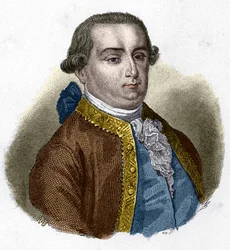 Portrait de Cesare Bonesana, Marquis de Beccaria (1738 - 1794), juriste italien