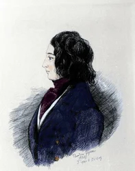 Portrait de Charles Dickens (1812-1870), écrivain anglais