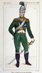 Portrait de Charles Ferdinand de Bourbon (Duc de Berry) 1778 -1820.