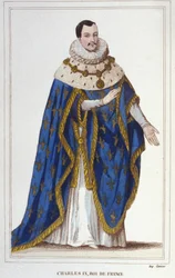 Portrait de Charles IX (1550 - 1574), roi de France