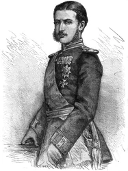 Portrait de Charles de Hohenzollern (1839-1914), prince régnant de Roumanie, puis roi Charles Ier (Carol Ier)