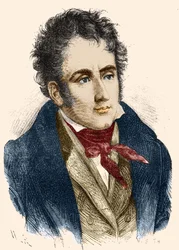 Portrait de Chateaubriand. Gravure du XIXe siècle.