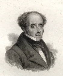 Portrait de Chateaubriand, gravure du XIXe siècle