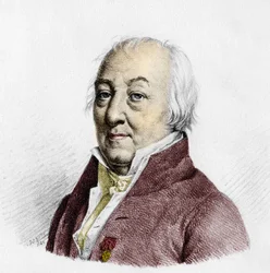Portrait de Claude Louis, Comte Berthollet (1748-1822), chimiste français. Gravure de 1820