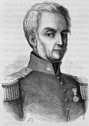 Portrait de Courtais. Gravure de la fin du XIXe siècle dans « Histoire de France » par H. Martin.