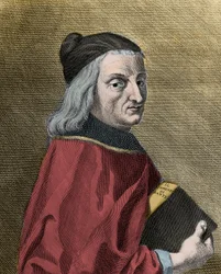 Portrait de Cristoforo Landino (1424-1498), humaniste italien