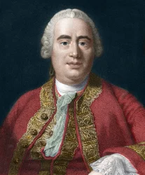 Portrait de David Hume, philosophe écossais (1711-1776)