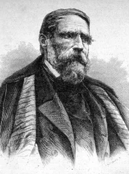 Portrait de Decamps, peintre français (1803 - 1860) - dans "Les Contemporains", n.d. fin 19e siècle (gravure)