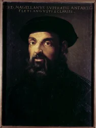 Portrait de Fernand de Magellan (1480-1521) navigateur portugais. Peinture anonyme du 16ème siècle. Séville, Musée des Beaux-Arts