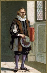 Portrait de Francis Bacon Baron Verulam (1561 - 1626) homme d