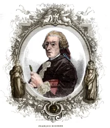 Portrait de François Boucher (1703-1770), peintre français.