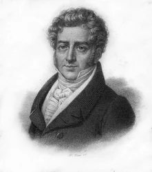 Portrait de François Adrien Boieldieu (1775-1834), compositeur français, gravure du 19e siècle