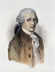 Portrait de Franz Joseph Haydn (1732-1809) compositeur - gravure