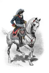 Portrait de Frédéric II de Prusse (1712-1786) dit Frédéric le Grand. Gravure du 19ème siècle.