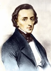 Portrait de Frédéric Chopin (1810-1849), compositeur polonais.