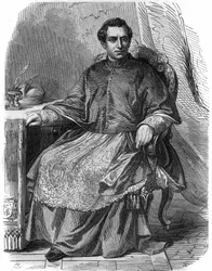 Portrait de Giacomo Antonelli (1808-1878), cardinal italien et secrétaire d