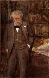 Portrait de Giosue Carducci (1835-1907), poète et critique italien Peinture anonyme. Début du 20e siècle. Bologne, Casa Carducci - Giosue Carducci. Portrait de Giosue Carducci (1835-1907), poète et critique italien. Peinture anonyme, début du 20e siècle. C