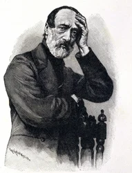 Portrait de Giuseppe Mazzini (1805 - 1872), patriote et révolutionnaire italien
