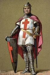 Portrait de Godefroi de Bouillon en croisé